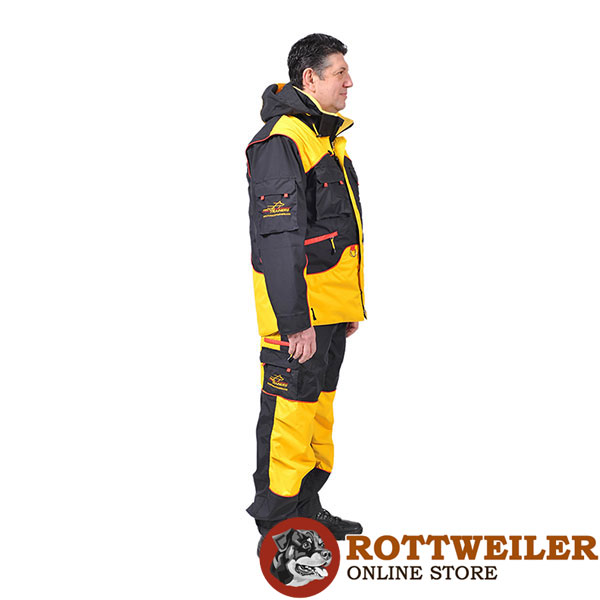 Comfortable Dog Training Suit with Back Pockets